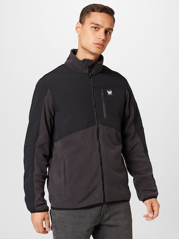 Whistler Athletic Fleece Jacket 'Evo' in Grey: front