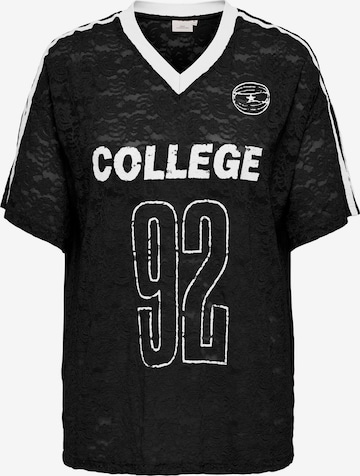 T-shirt 'CARKia' ONLY Carmakoma en noir : devant