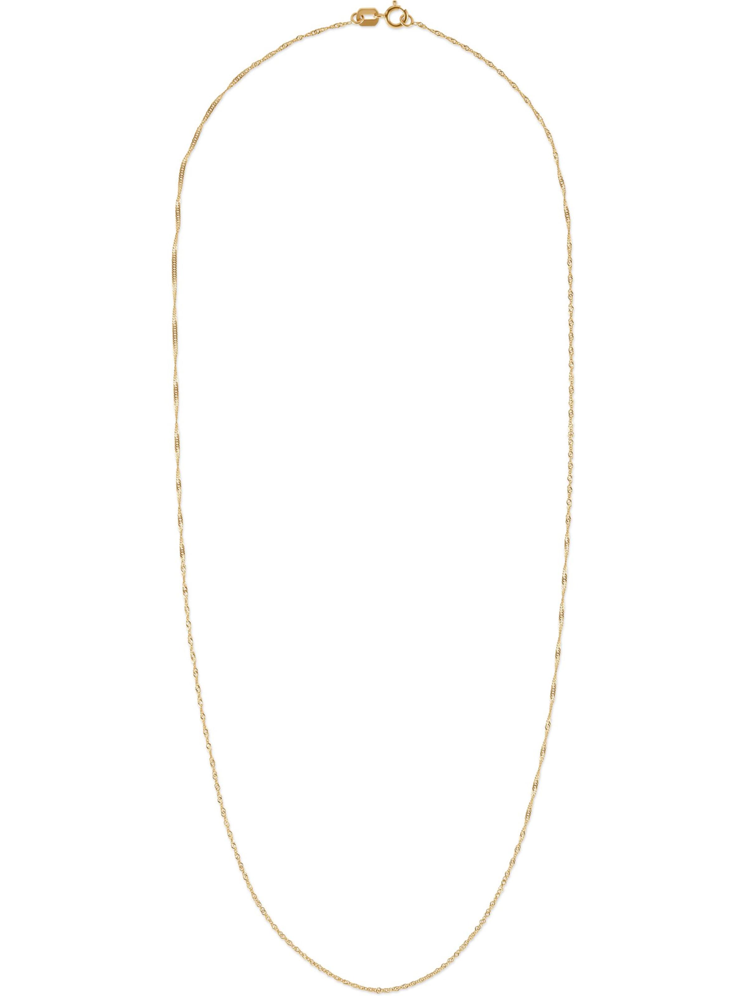 FAVS Necklace in Gold: front
