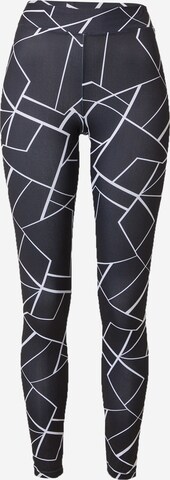 Skinny Leggings de la Urban Classics pe negru: față