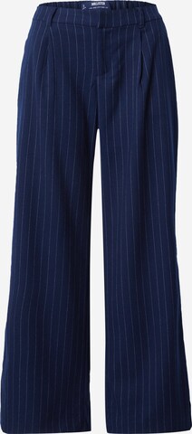 Pantalon à pince HOLLISTER en bleu : devant