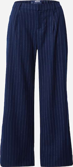 HOLLISTER Pantalon à pince en bleu marine / blanc, Vue avec produit