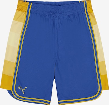 PUMA - Loosefit Calças de desporto 'Maccabi Tel Aviv' em azul: frente
