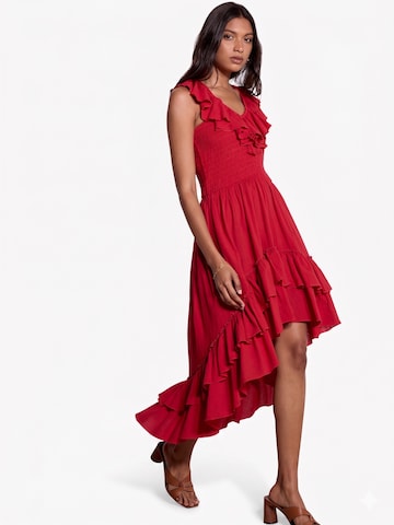 Apricot Dress ' ' in Red