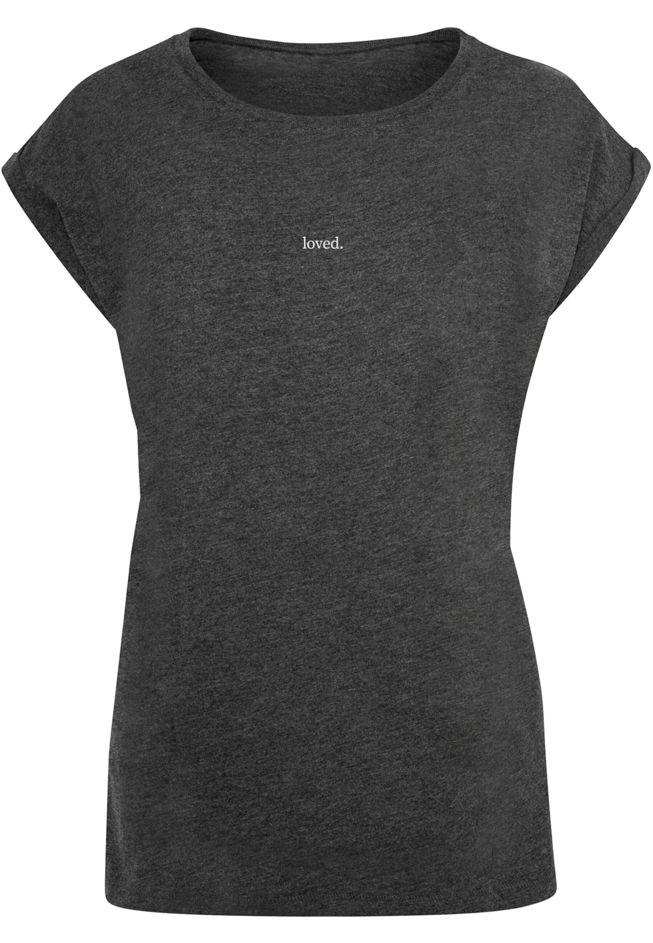 Merchcode Shirt 'Love' in Grey: front