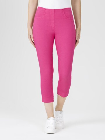 STEHMANN Slim fit Pants 'Loli' in Pink: front