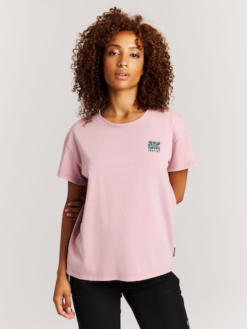 T-shirt 'PRTLas' PROTEST en violet : devant