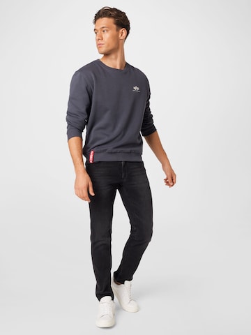 ALPHA INDUSTRIES Sweatshirt i grå