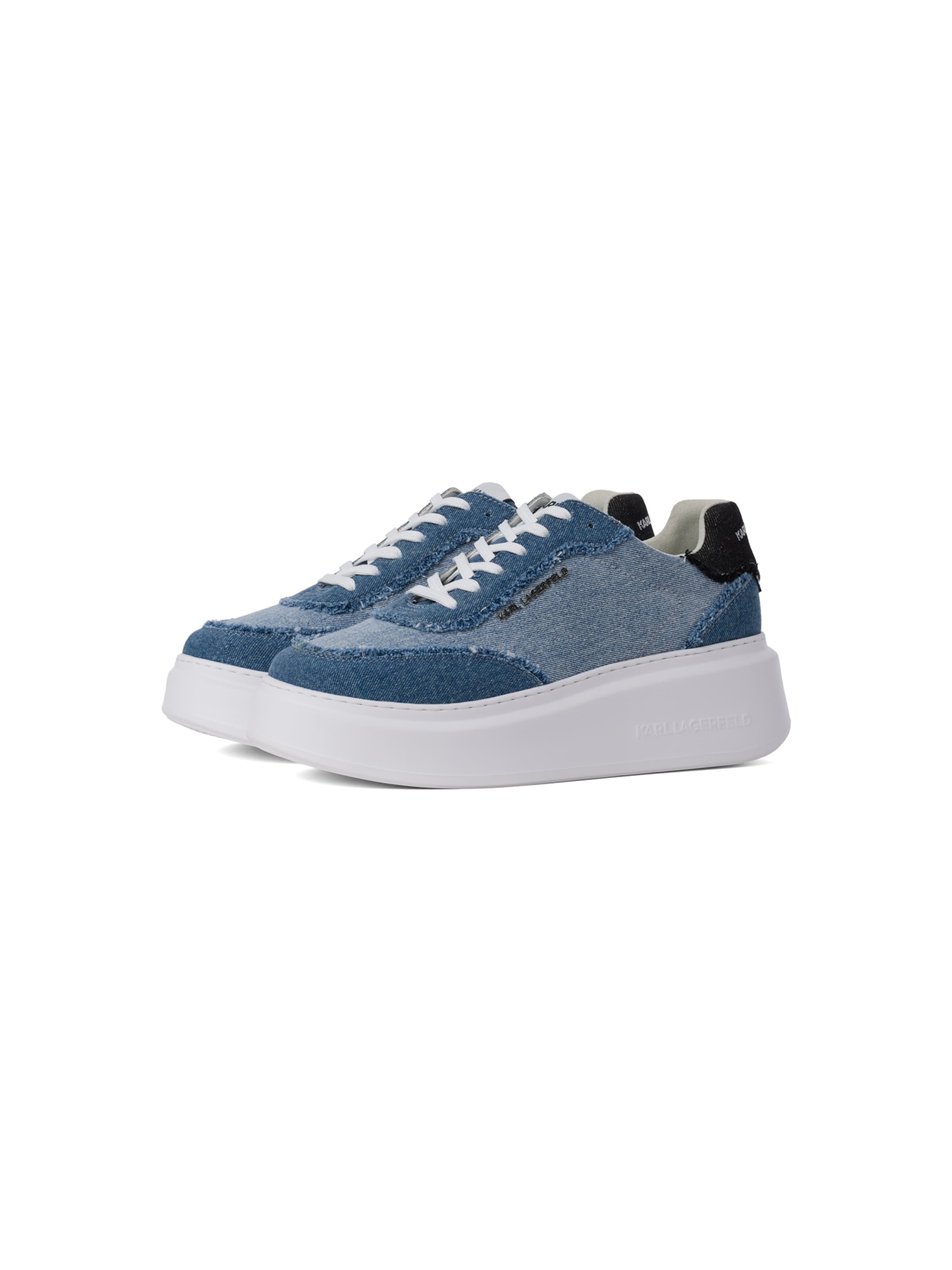 Baskets basses ' ANAKAPRI LOW TOP ' KARL LAGERFELD JEANS en bleu : devant