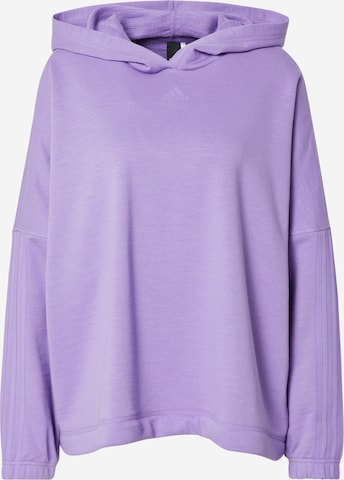 ADIDAS SPORTSWEARSportska sweater majica 'Dance Versatile' - ljubičasta boja: prednji dio
