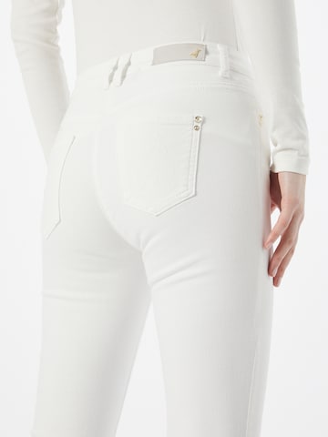 PATRIZIA PEPE Skinny Spodnie w kolorze biały
