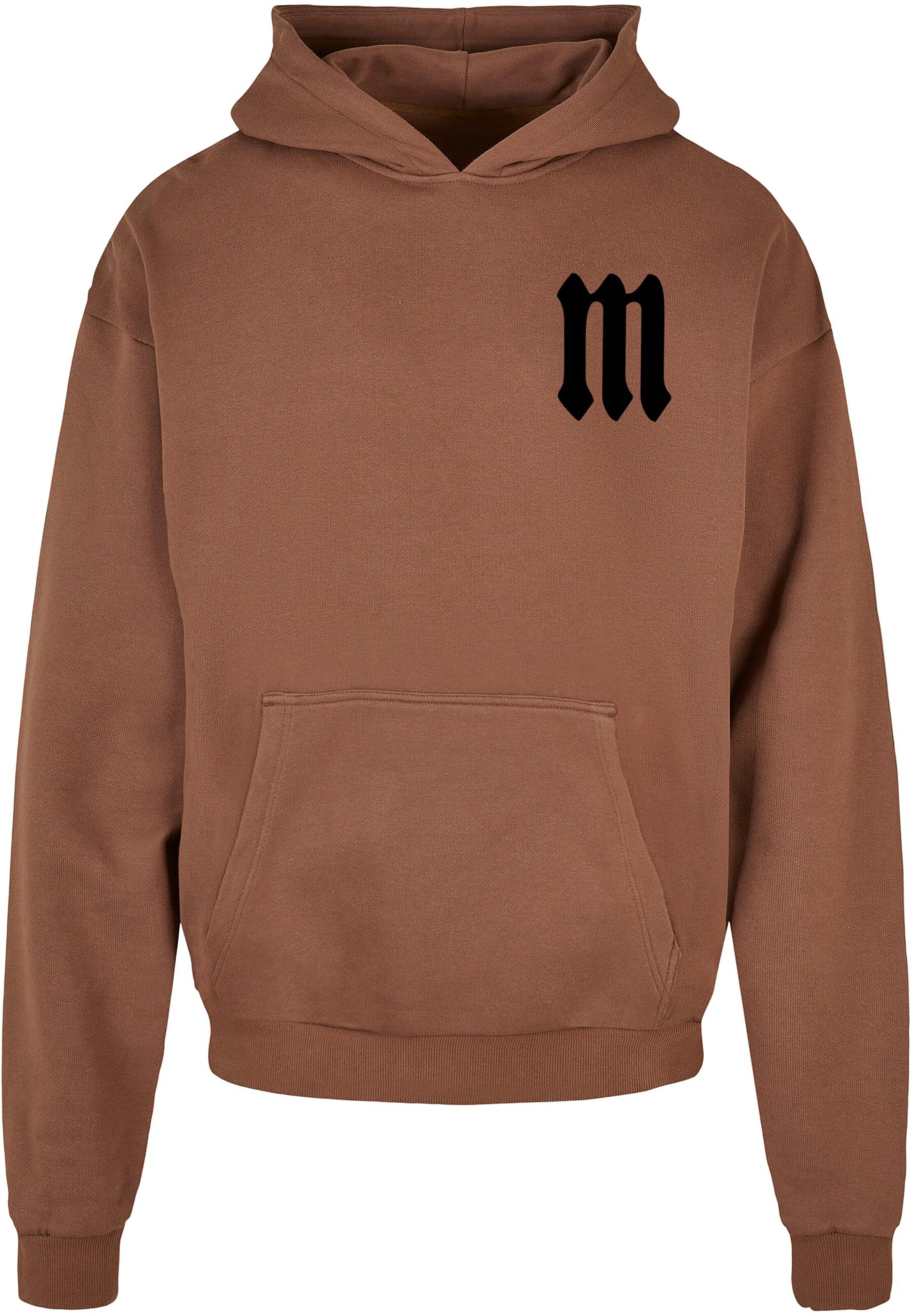 MJ Gonzales Sweatshirt 'Barbed Bloom' in Brown: front