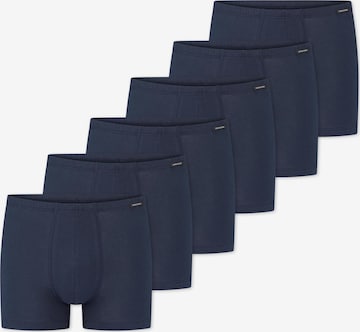 SCHIESSER Boxershorts 'Cotton Essentials' in Blau: Vorderseite