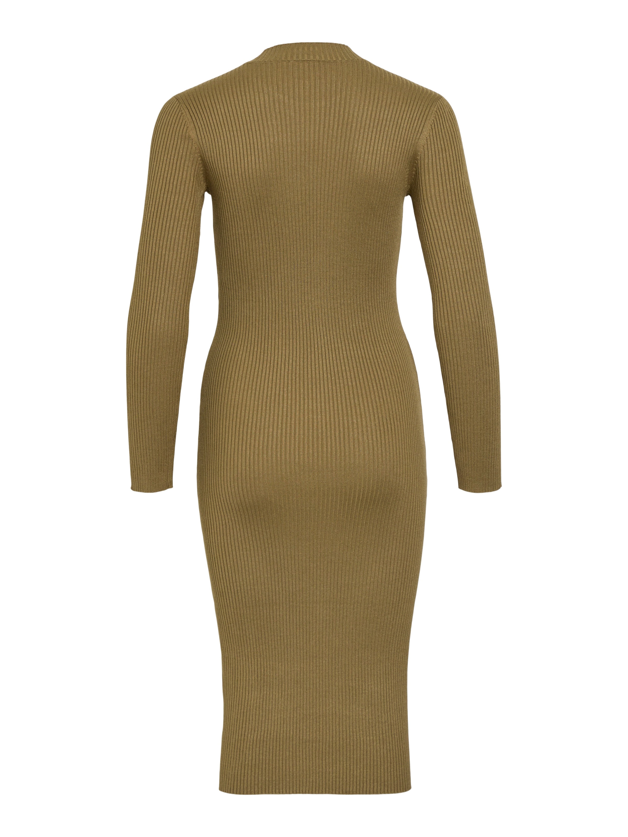 VILA Pletena obleka 'VIKNITTA' | zelena barva