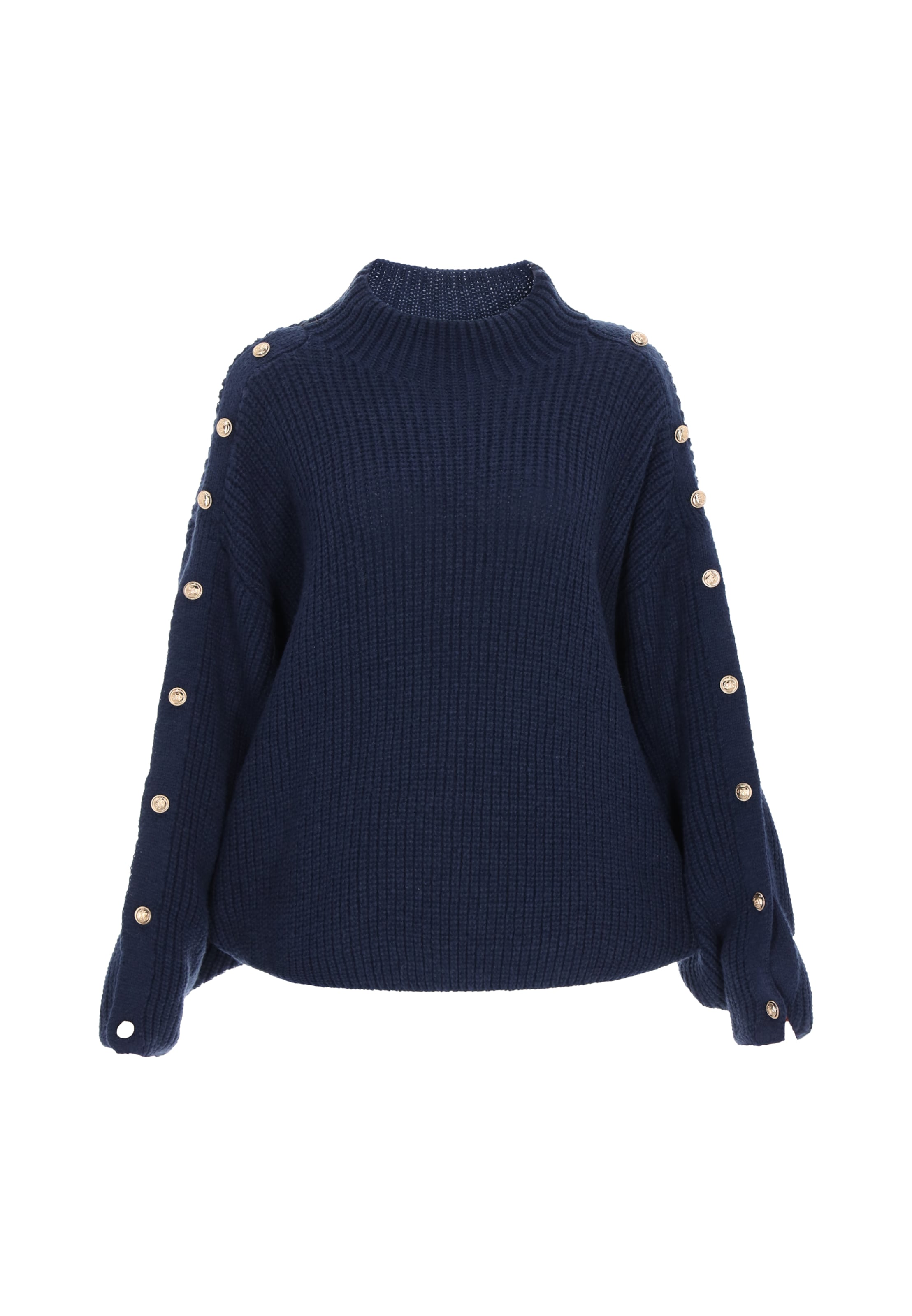DreiMaster Maritim Pullover in Blau: Vorderseite
