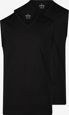 Ragman Undershirt 'Basic' in Black: front