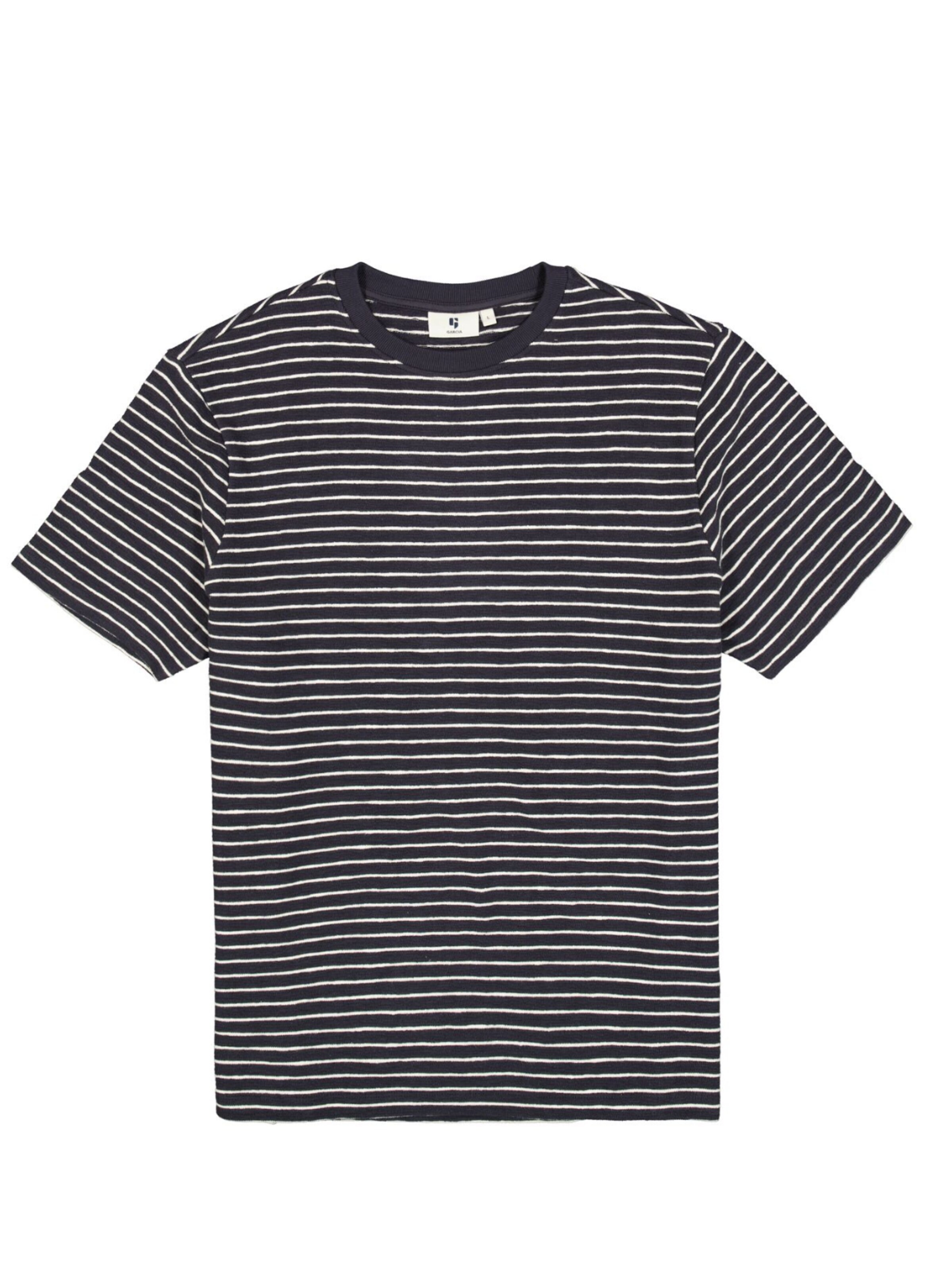 GARCIA Shirt 'Garcia - Heren t-shirt' in Blauw: voorkant