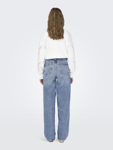 Wide Leg Jean ONLY en bleu