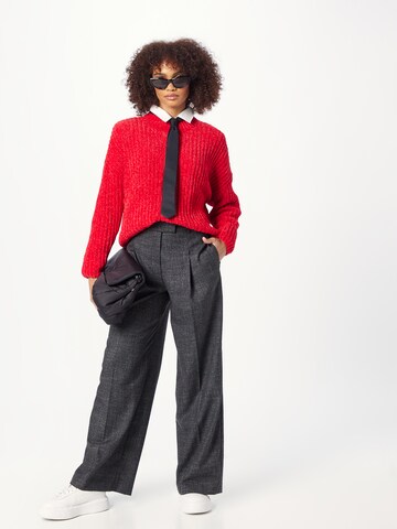 OVS Sweater 'CHENILLE' in Red