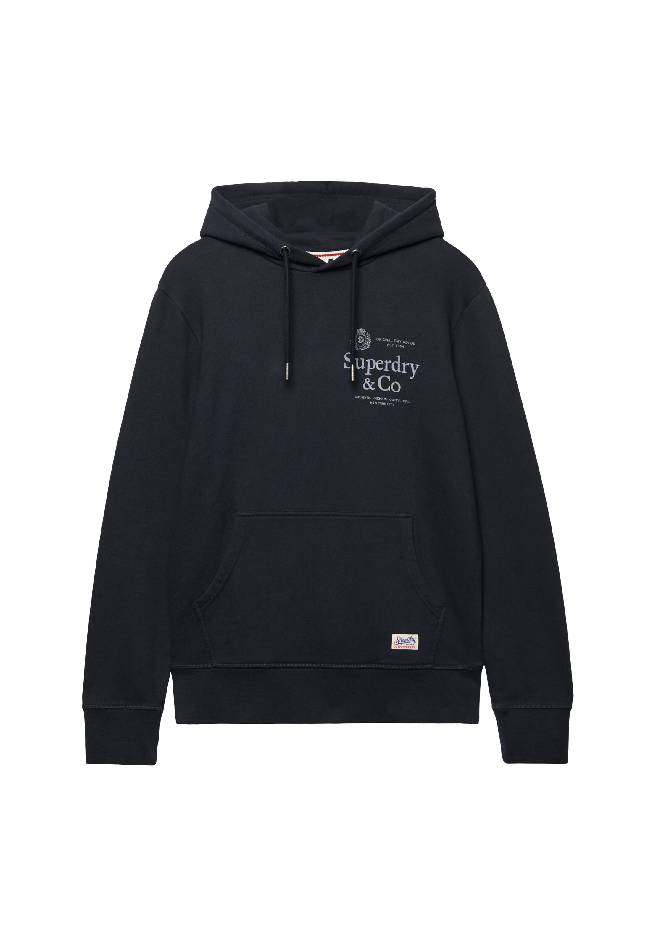 Bluză de molton '1954 Company' de la Superdry & Co pe albastru: față