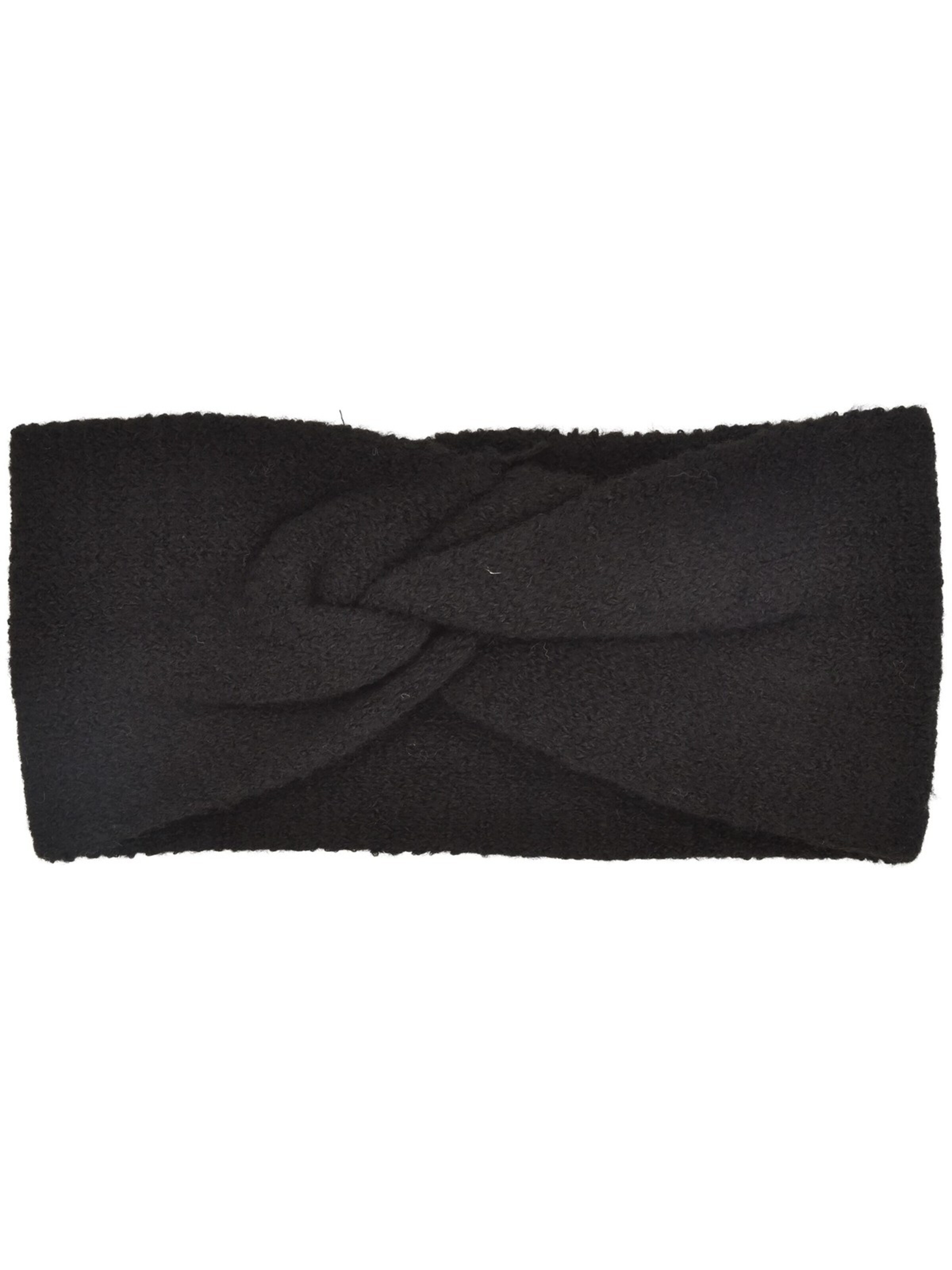 styleBREAKER Headband 'Feinstrick Stirnband Twist Knoten' in Black