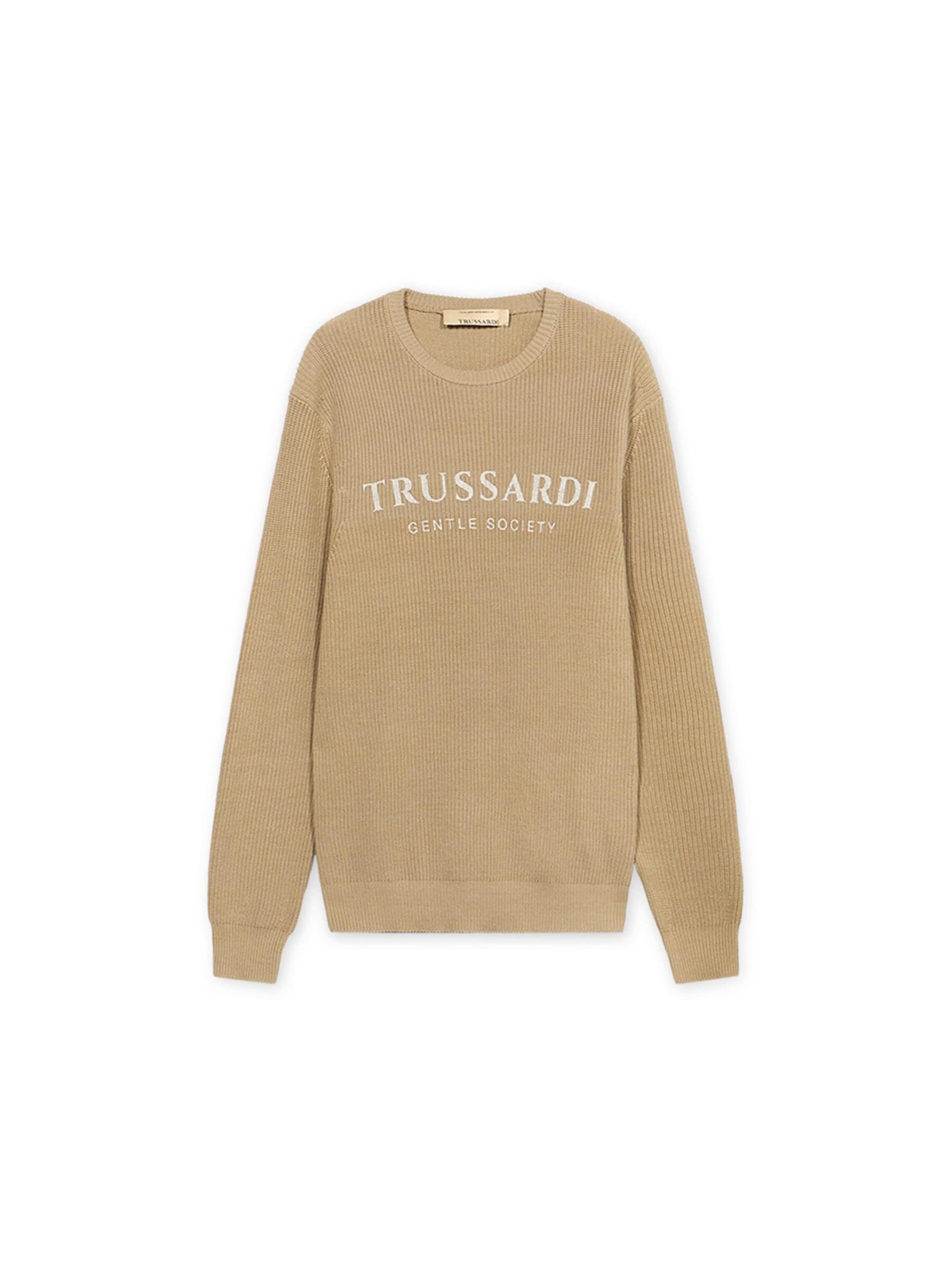 Trussardi - Jersey en beige: frente