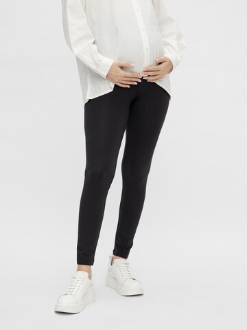 MAMALICIOUS Skinny Leggings 'Charlie' in Braun