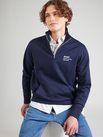 Felpa di GANT in blu: frontale