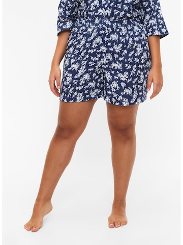 Zizzi Regular Shorts 'Cecilie' in Blau: predná strana