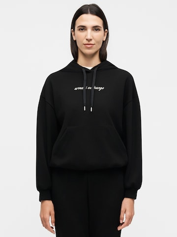 ARMANI EXCHANGE Majica | črna barva: sprednja stran