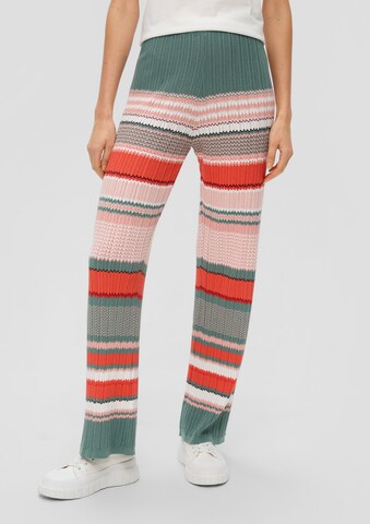 s.Oliver Wide leg Trousers in Mixed colours: front