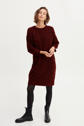 Fransa Knit dress in Red