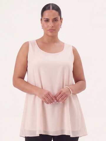 YOEK Top in Pink: front