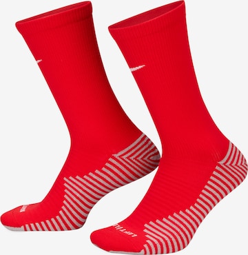 NIKE Athletic Socks in Red: front