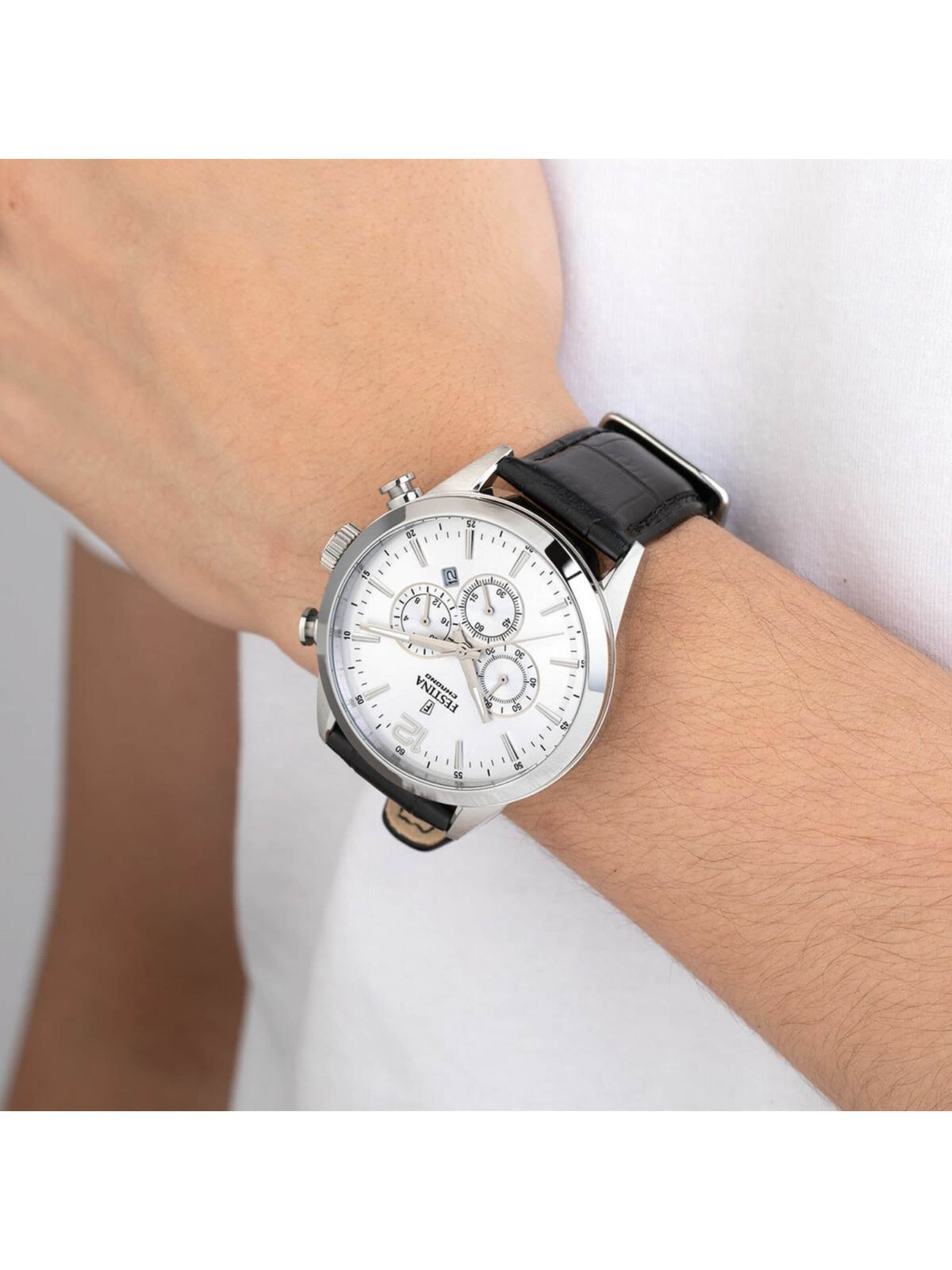 Montre à affichage analogique 'TIMELESS CHRONOGRAPH' FESTINA en argent