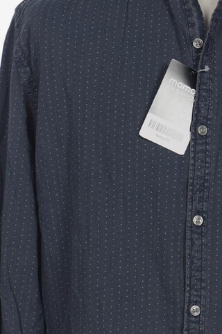 REPLAY Button Up Shirt in XL in Blue