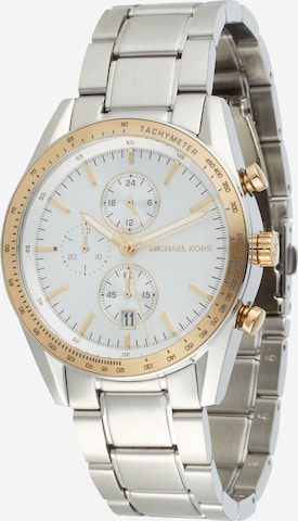 Michael Kors Analogové hodinky 'ACCELERATOR' – stříbrná: přední strana