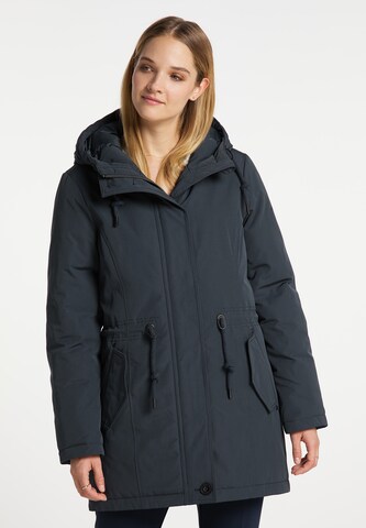 DreiMaster Klassik Winterparka in Blau: predná strana