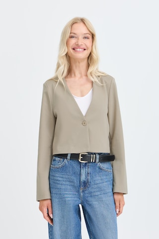 b.young Between-Season Jacket in Brown: front