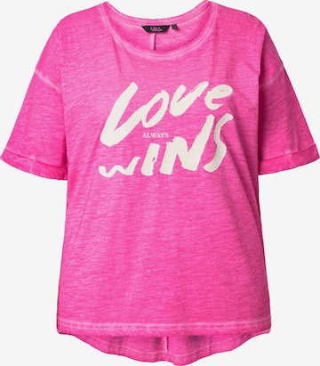 Ulla Popken Shirt in Pink: Vorderseite