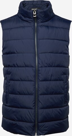 INDICODE JEANS Bodywarmer 'Gibbs' in Blauw: voorkant