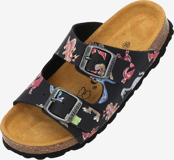 Palado Slippers 'Korfu ' in Black: front