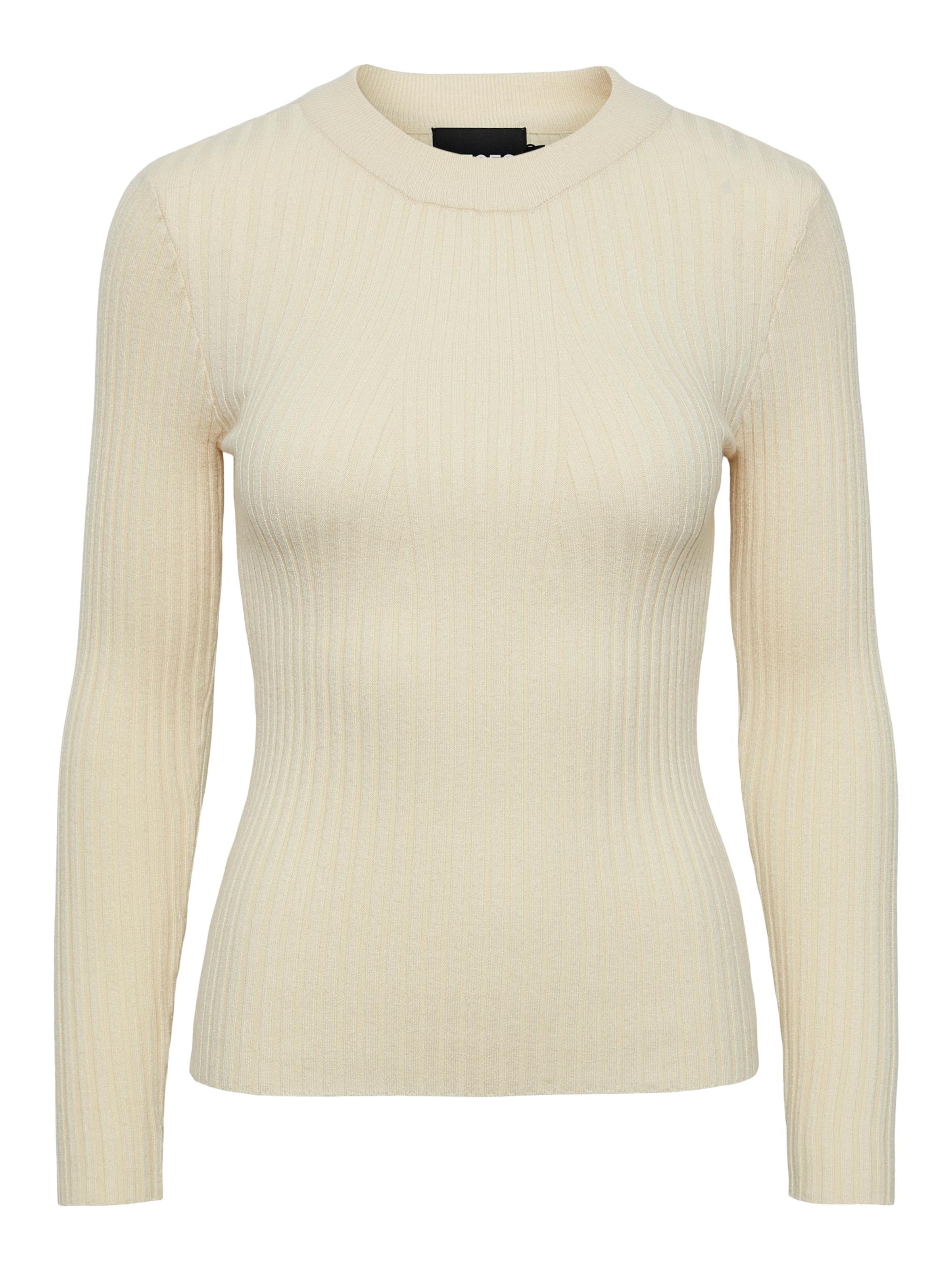 Pullover 'Crista' di PIECES in beige: frontale