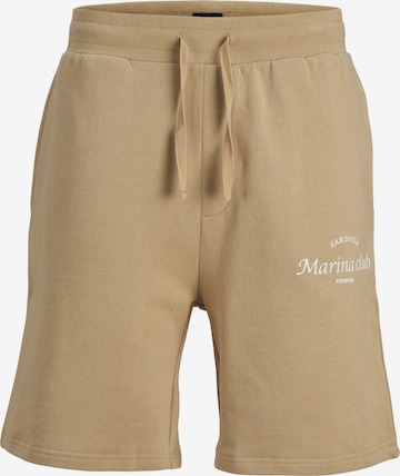 Loosefit Pantaloni di JACK & JONES in beige: frontale