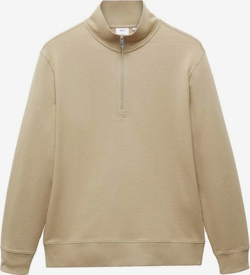 MANGO MAN Sweatshirt 'winne' in Beige: predná strana