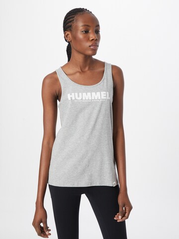 Hummel Sporttop 'Legacy' in Grijs: voorkant