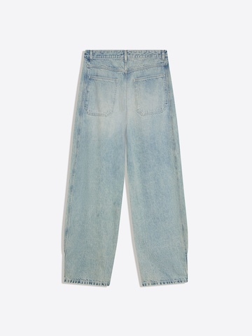 Barrel Jean Bershka en bleu