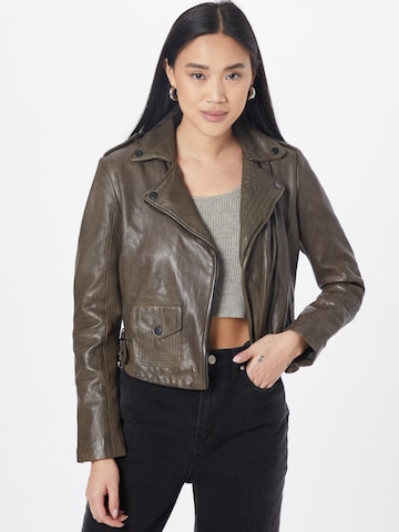 Gipsy Between-Season Jacket 'Adine' in Brown: front