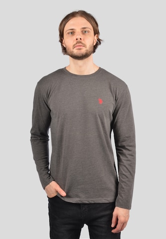 U.S. POLO ASSN. Shirt in Grijs: voorkant