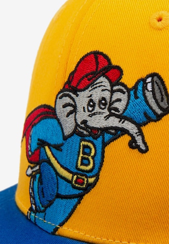 LOGOSHIRT Cap 'Benjamin Blümchen - Superheld' in Gelb